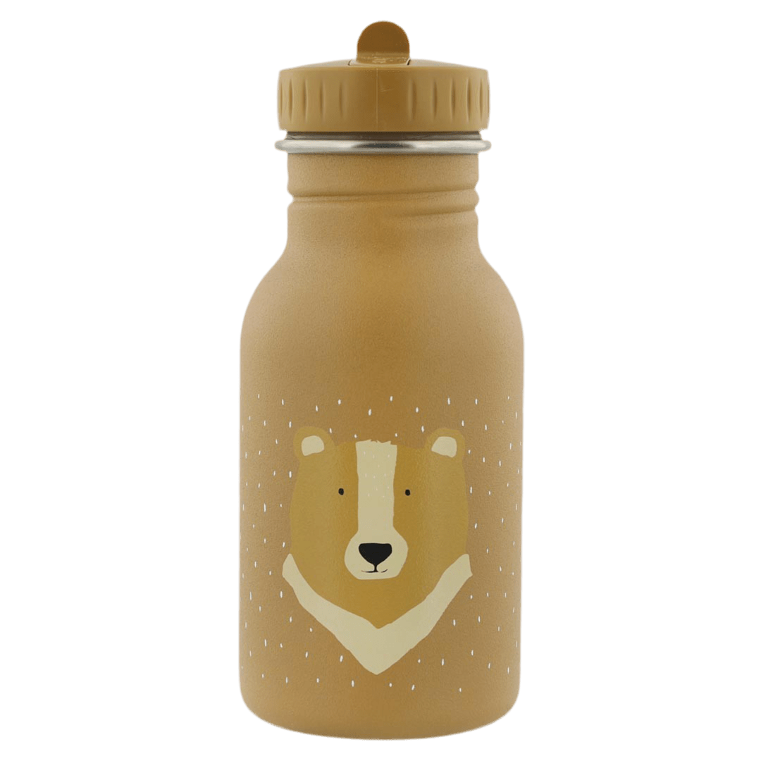 Edelstahl Flasche 350 ml - Mr. Bear - Herzwerk