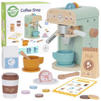 Kinder Kaffeemaschine aus Holz - Herzwerk