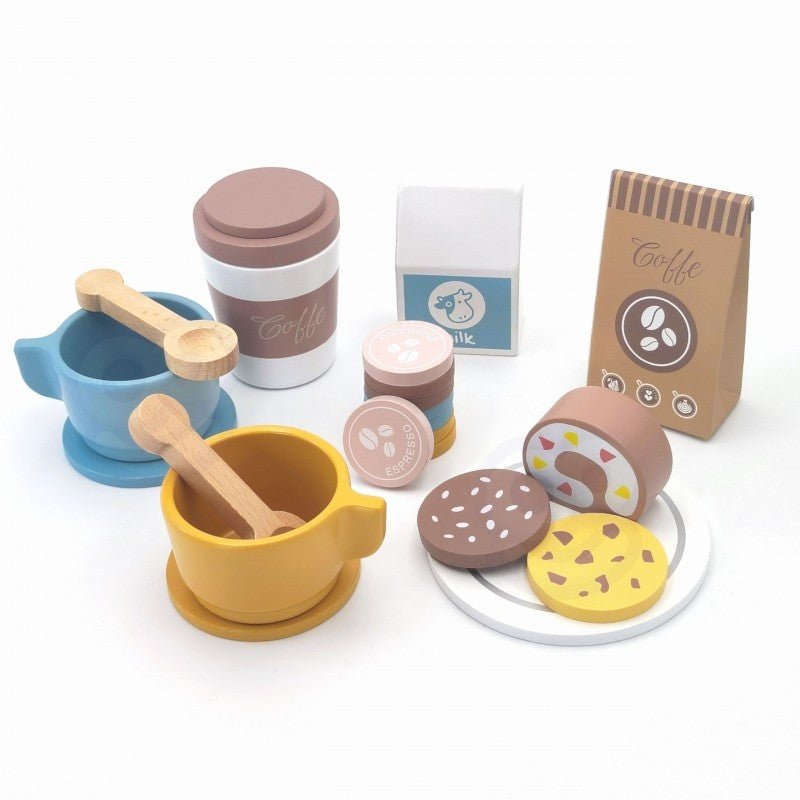 Kinder Kaffeemaschine aus Holz - Herzwerk