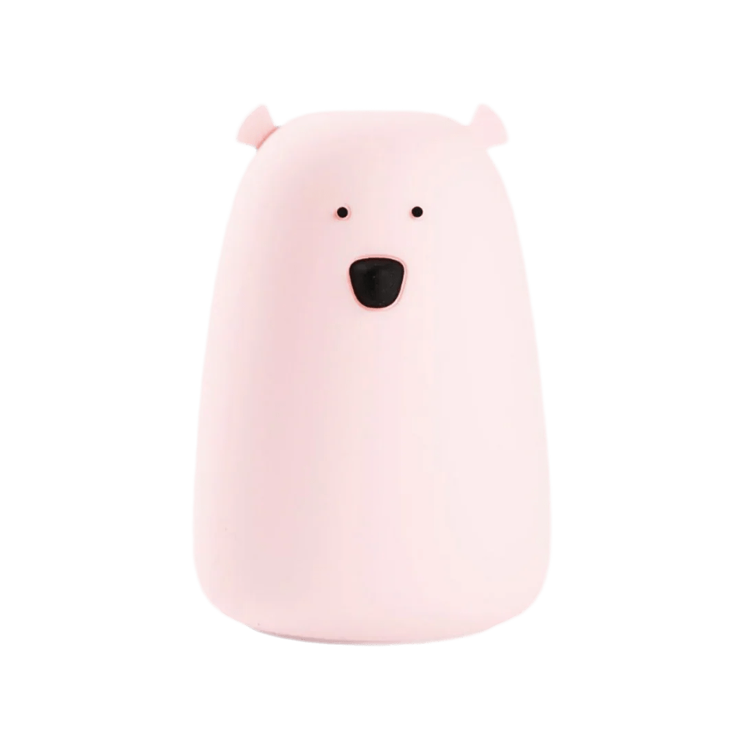 Nachtlicht Bär - Pink - Herzwerk