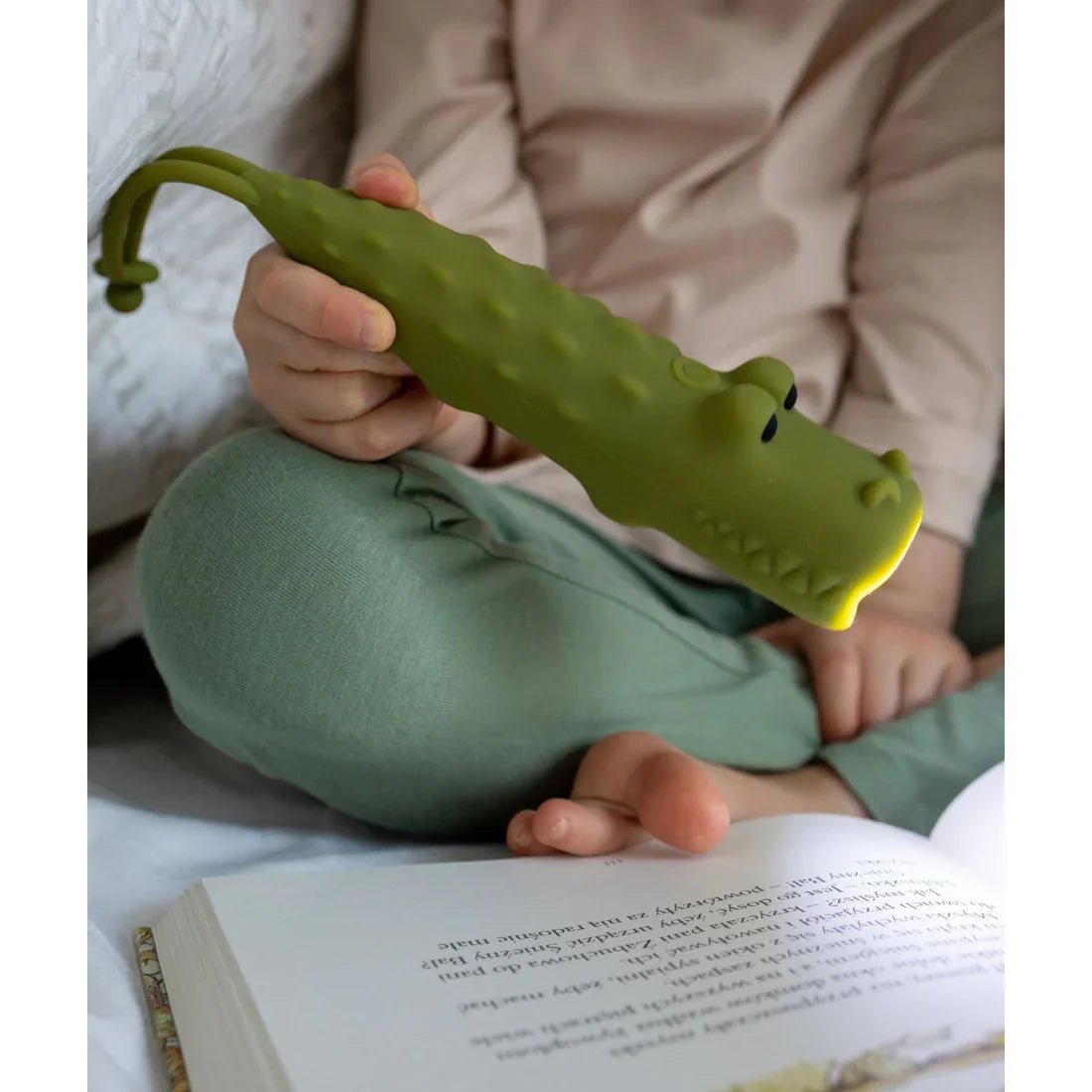 Taschenlampe für Kinder - Krokodil CROCO - Herzwerk